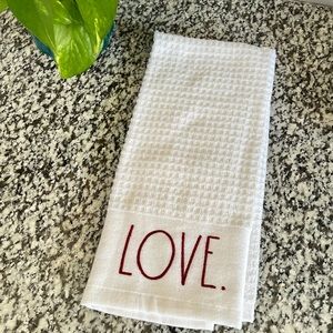 Rae Dunn LOVE Hand Towel